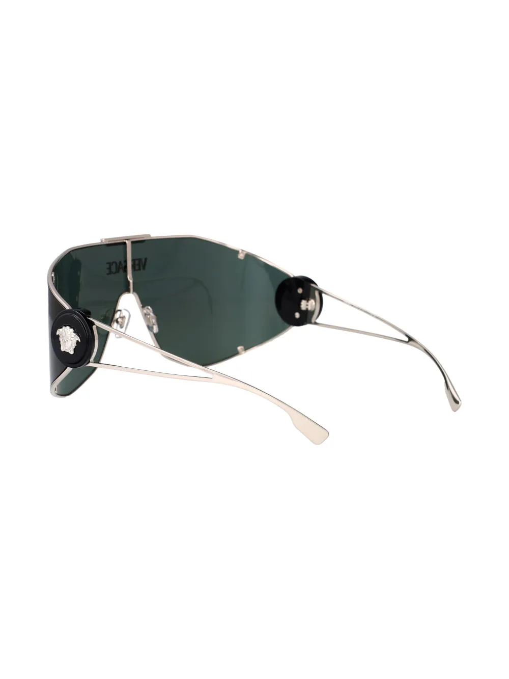 Versace Eyewear Zonnebril met schild montuur Zilver