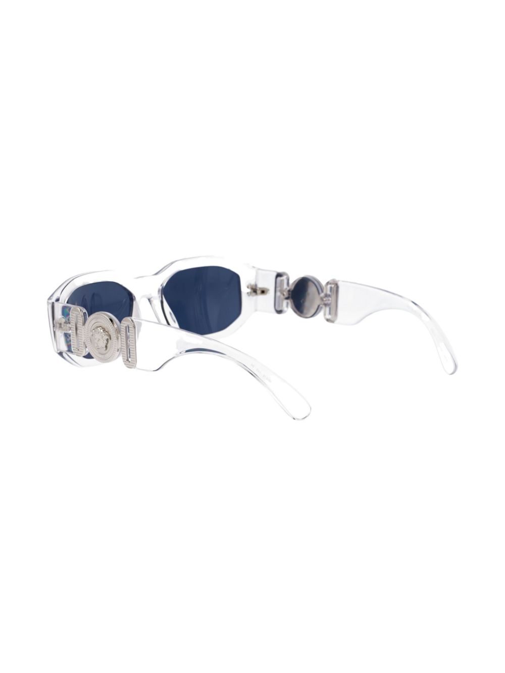 Versace Eyewear Zonnebril met rechthoekig montuur Wit