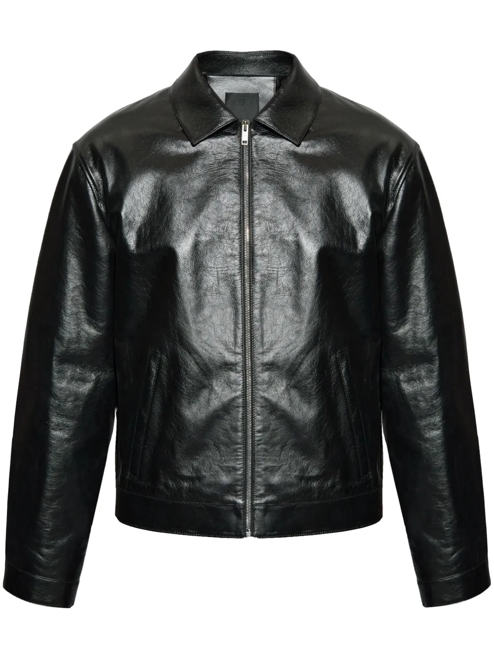 Givenchy Leren jack Zwart