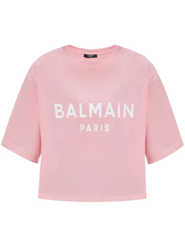 Balmain ロゴ Tシャツ | ピンク | FARFETCH JP