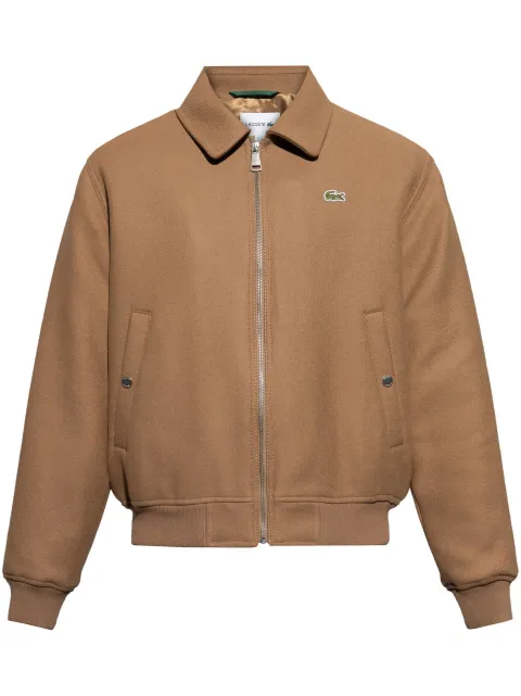 Lacoste Crocodile-patch wool jacket Men