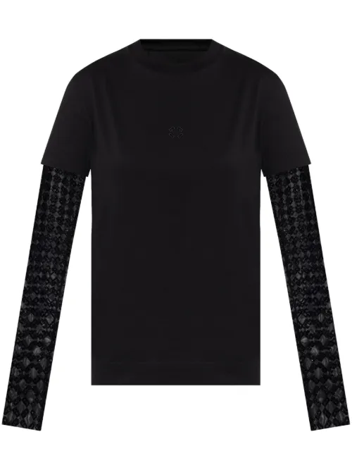 T-shirt à design superposé - Givenchy - Modalova