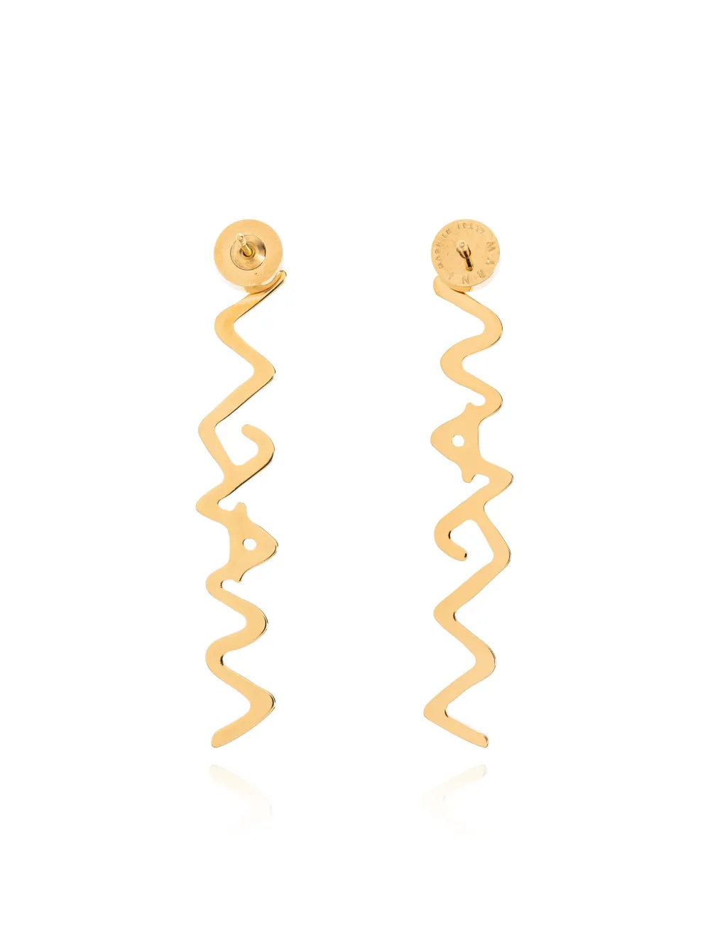 Marni Symbol Drop Earrings In Gold