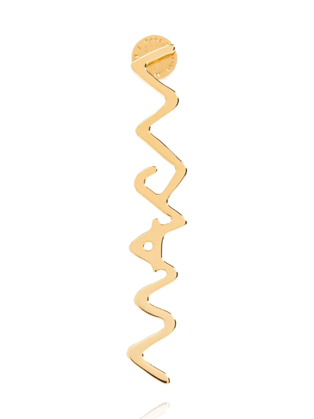 Marni Symbol Drop Earrings In Gold