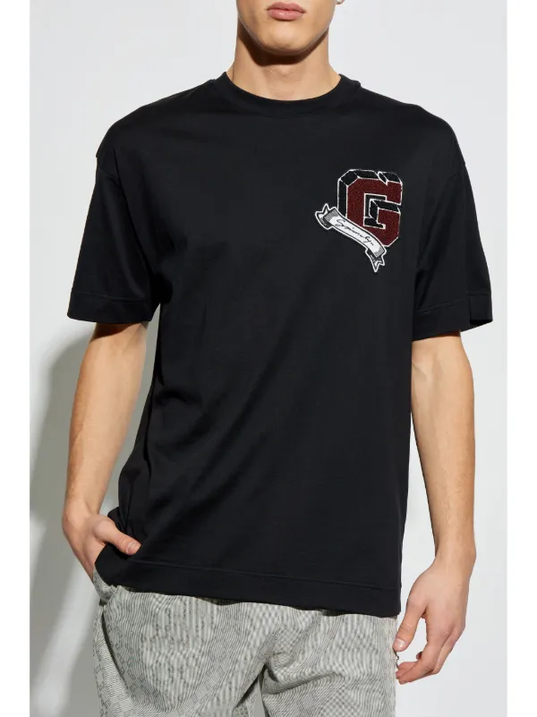 Givenchy monogram-print T-shirt | Black | FARFETCH JO