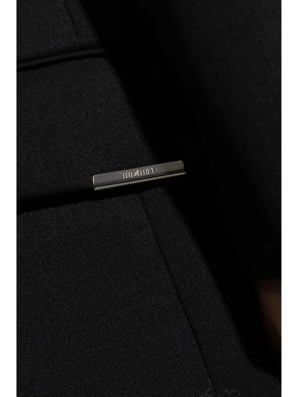 The Attico Wool Gabardine Blazer | Black | FARFETCH