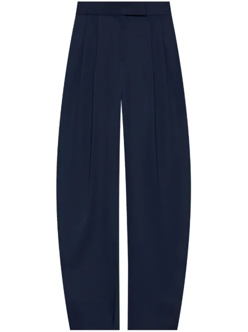 Pantalon palazzo en laine vierge - The Attico - Modalova