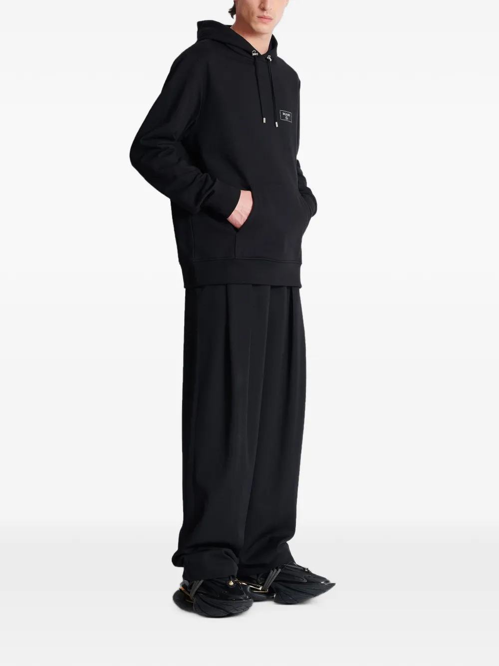 Balmain logo-patch hoodie | Hoodies | Image 2