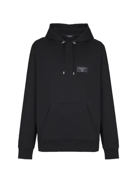 Balmain logo-patch hoodie
