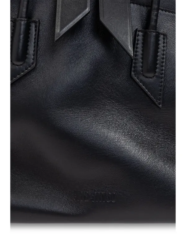 ショルダーバッグ・ポシェット THE ATTICO - ''LA PASSEGGIATA MEDIUM'' BLACK TOP HANDLE La Passeggiata Medium'' coffee top handle for Women | THE