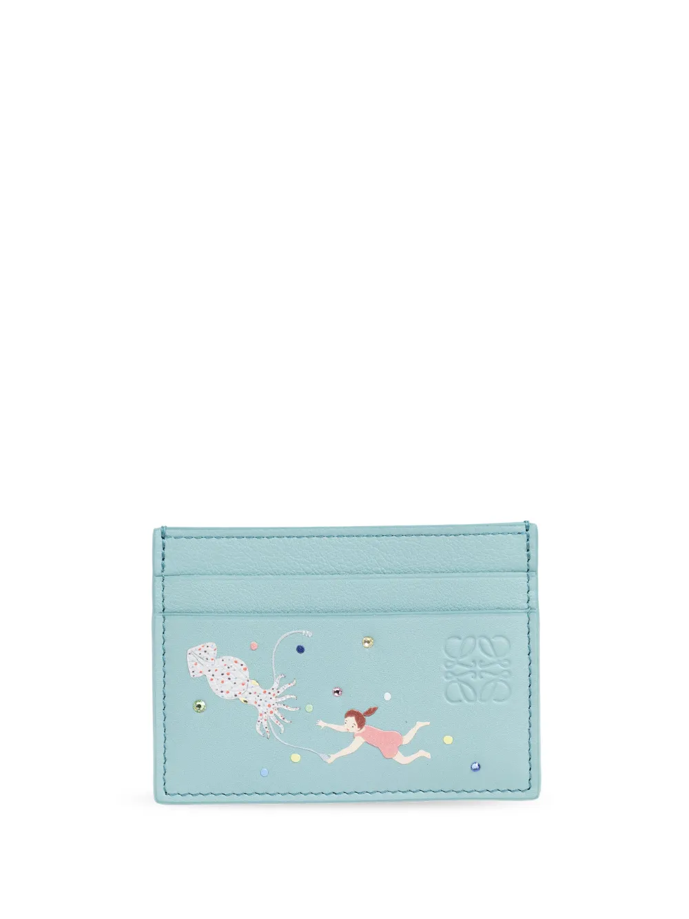 LOEWE Squid カードケース - ブルー LOEWE Squid カードケース - ブルー