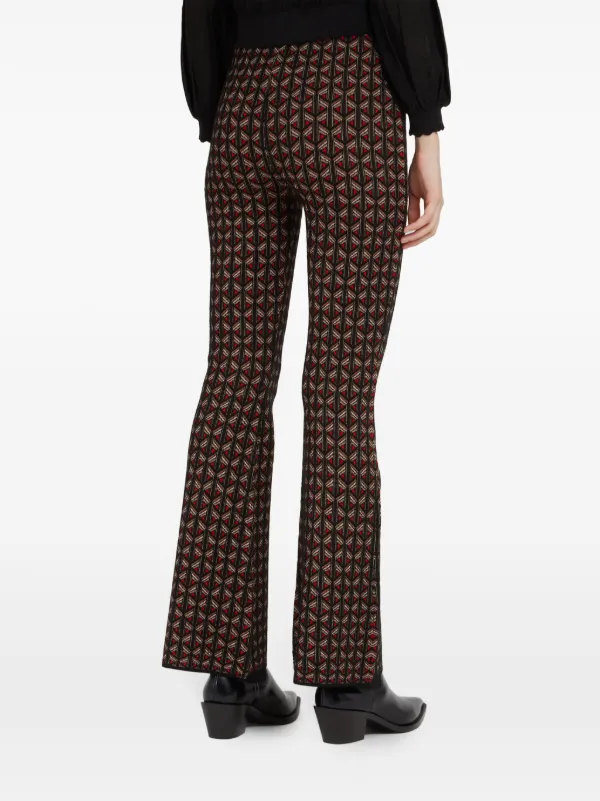DVF Diane Von Furstenberg Ashdon Trousers | Brown | FARFETCH