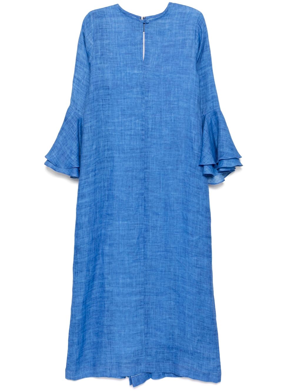 Bambah ruffle kaftan - Blue