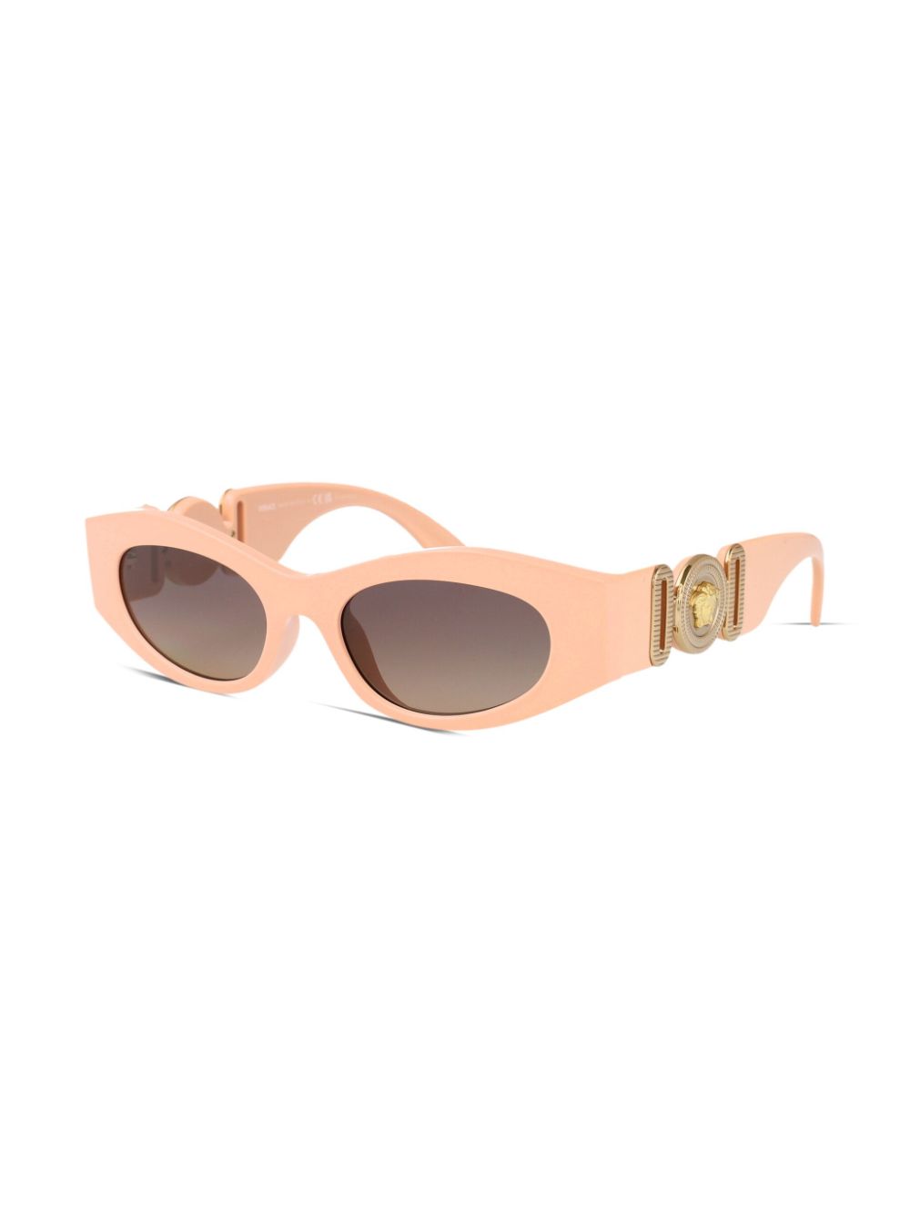 Versace Eyewear Medusa Biggie cat-eye sunglasses - Beige