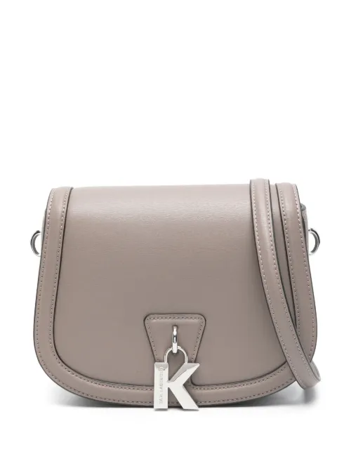Sac à bandoulière à pendentif lettre - Karl Lagerfeld - Modalova