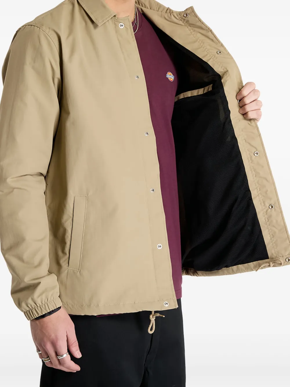DICKIES Bomberjack met klassieke kraag Beige