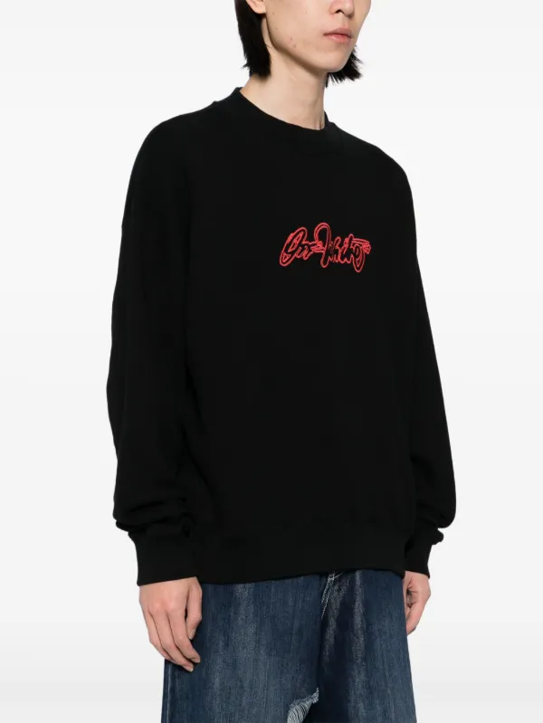 その他 Off-White Logo embroidery sweatshirt 27166102_57239484_600.jpg
