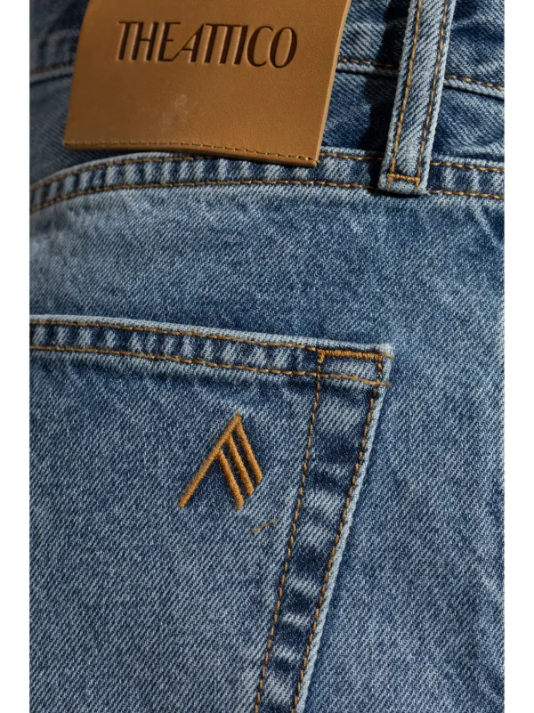THE ATTICO 232WS502TV07132 関税送料込 The Attico Fern Cargo Jeans | Black | FARFETCH