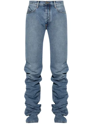 Jean Baggy Femme THE ATTICO Noir - Taille 29, Coupe Ample, Détails Découpés - Neuf Sans étiquettes