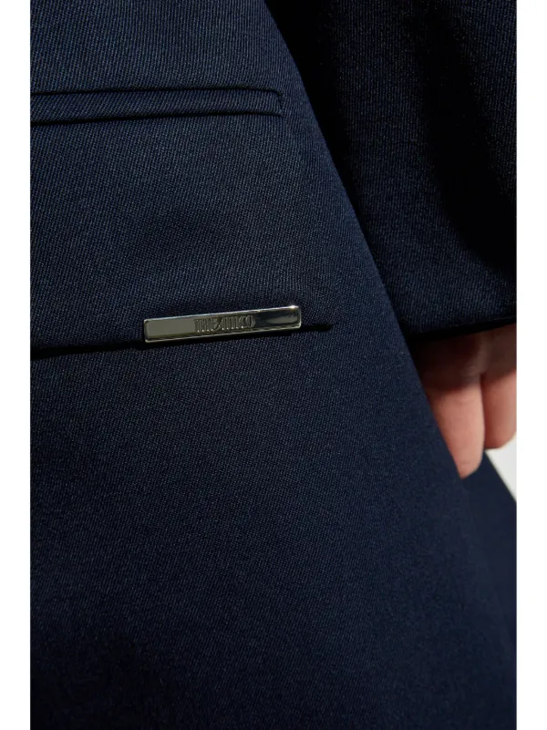 The Attico Belted Jacket | Blue | FARFETCH