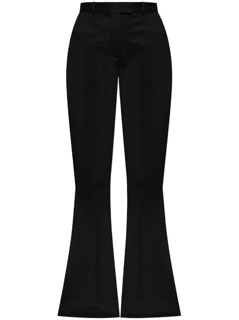 The Attico virgin-wool flared trousers Women