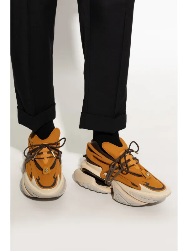 Balmain Unicorn Sneakers | Brown | FARFETCH JO Balmain Unicorn Sneakers | Brown | FARFETCH JO