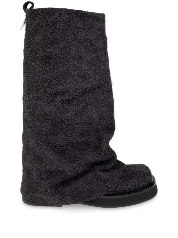 ★関税込み★ THE ATTICO Boots THE ATTICO Morgan High Boot in Black | FWRD