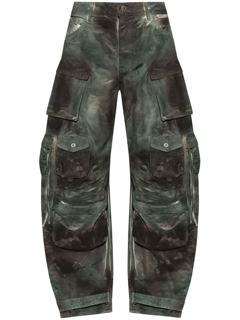 patterned cargo pants