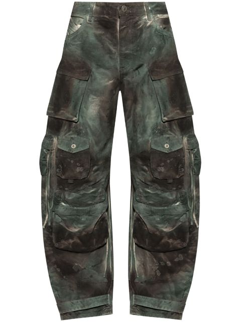 The Attico patterned cargo pants Women