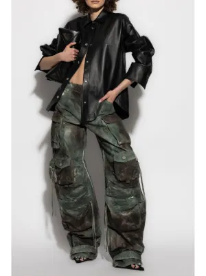 【関税込み】The Attico レッド Fern カーゴパンツ The Attico ウィメンズ パンツ通販 - FARFETCH