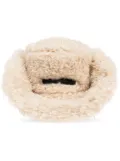 Marni faux-fur cowboy hat - Neutrals