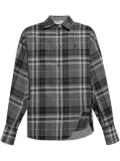The Attico checked shirt - Grey