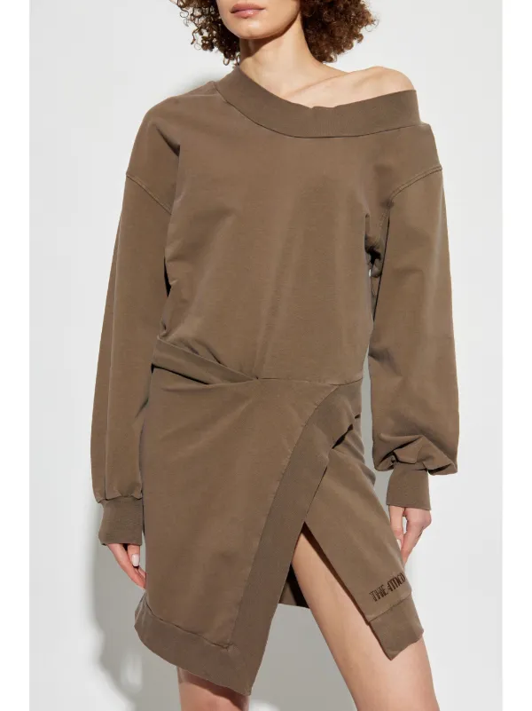 The Attico Appliqu Mini Dress | Brown | FARFETCH The Attico Appliqu Mini Dress | Brown | FARFETCH