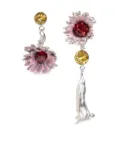 Marni Flower Pop earrings - Silver