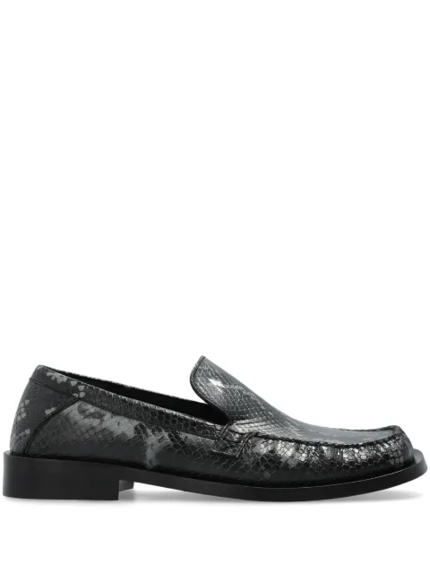 The Attico leather loafers