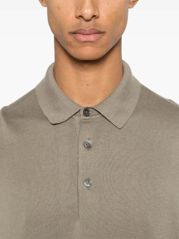 TOM FORD ファインニット ポロシャツ | グリーン | FARFETCH JP