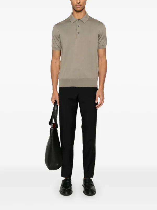 TOM FORD ファインニット ポロシャツ | グリーン | FARFETCH JP