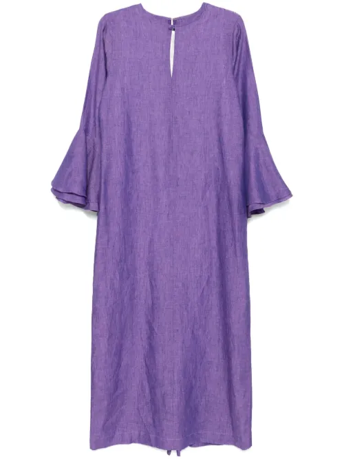 Bambah caftan à volants - Violet - Bambah - Modalova