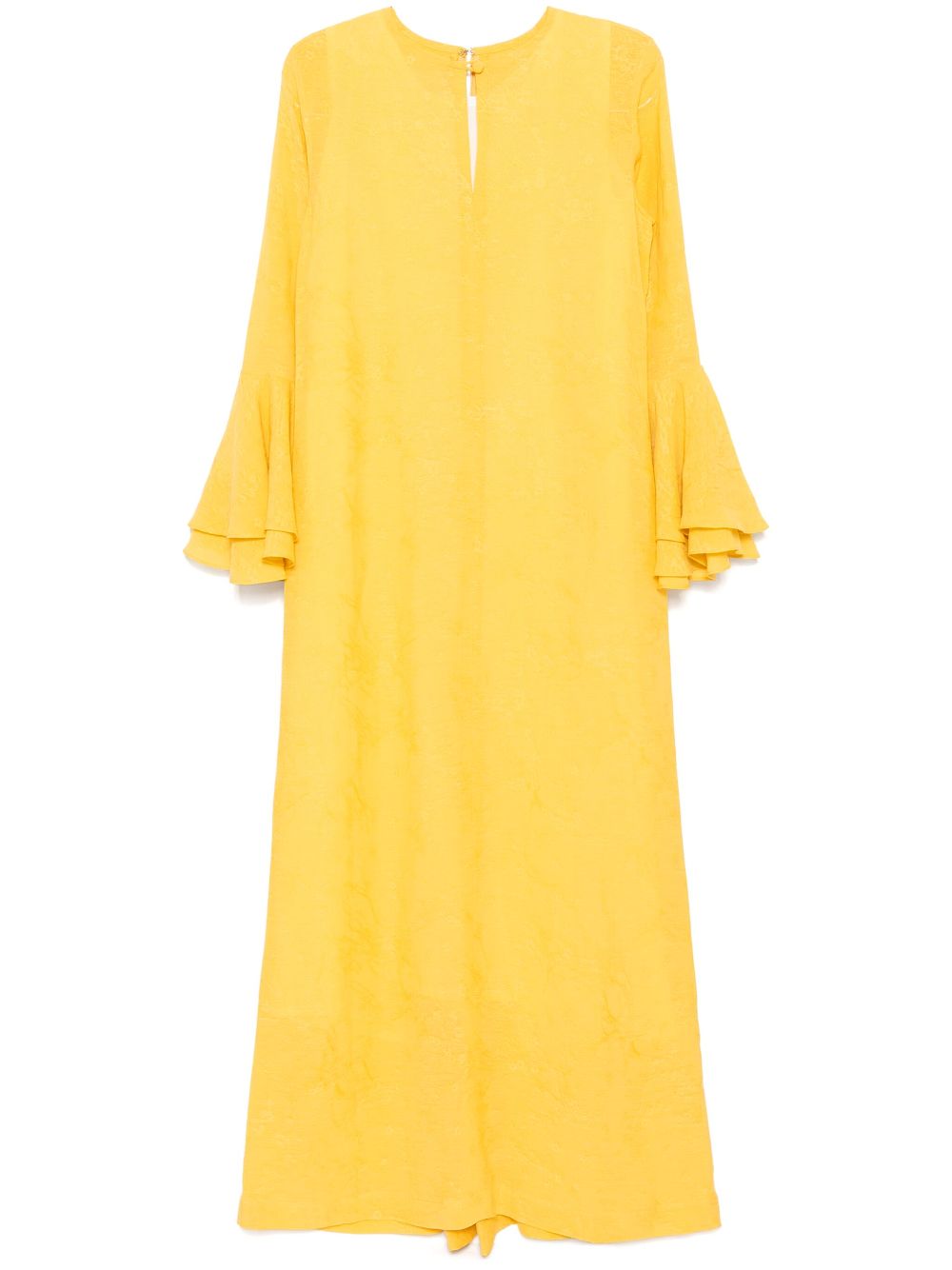 Bambah Aida ruffle kaftan - Yellow