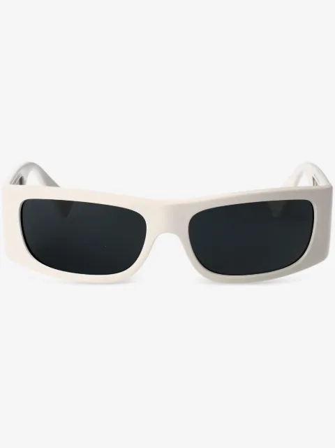Versace Eyewear rectangle-frame logo-plaque sunglasses