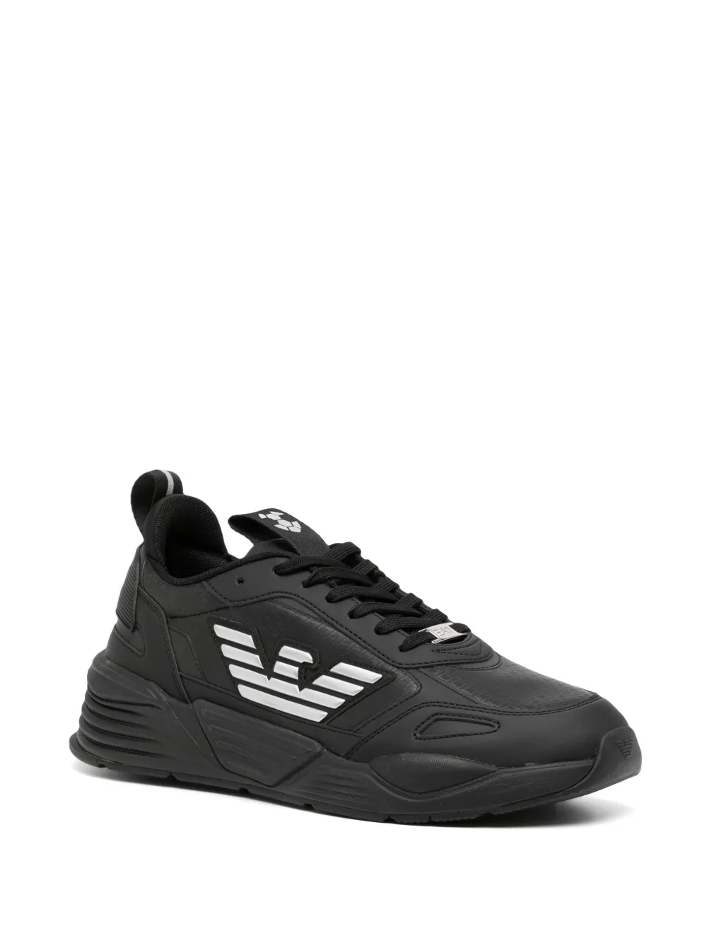 Ea7 Emporio Armani panelled sneakers Black