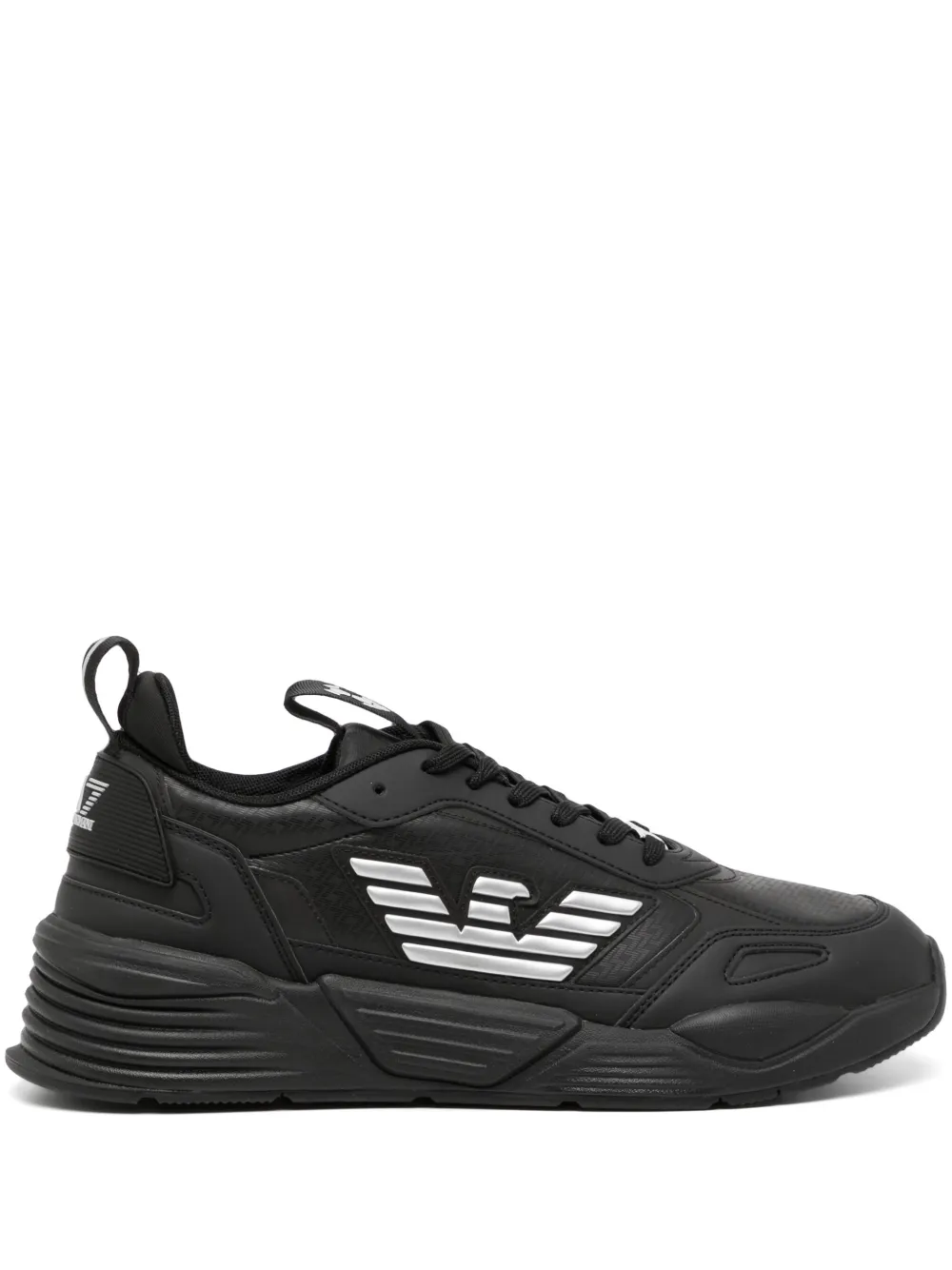 Ea7 Emporio Armani panelled sneakers – Black