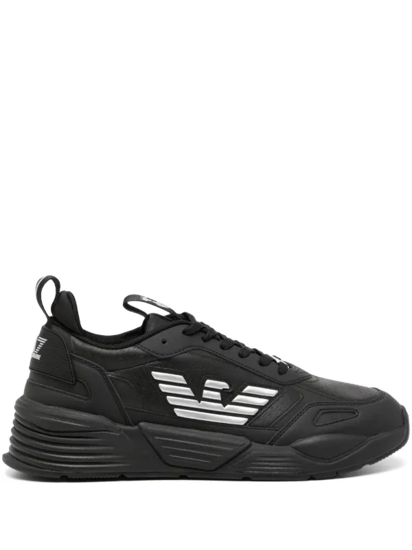 ★ EMPORIO ARMANI ★ EA7 メンズスニーカー ブラック EMPORIO ARMANI EA7 (エンポリオ アルマーニ) Crusher Distance
