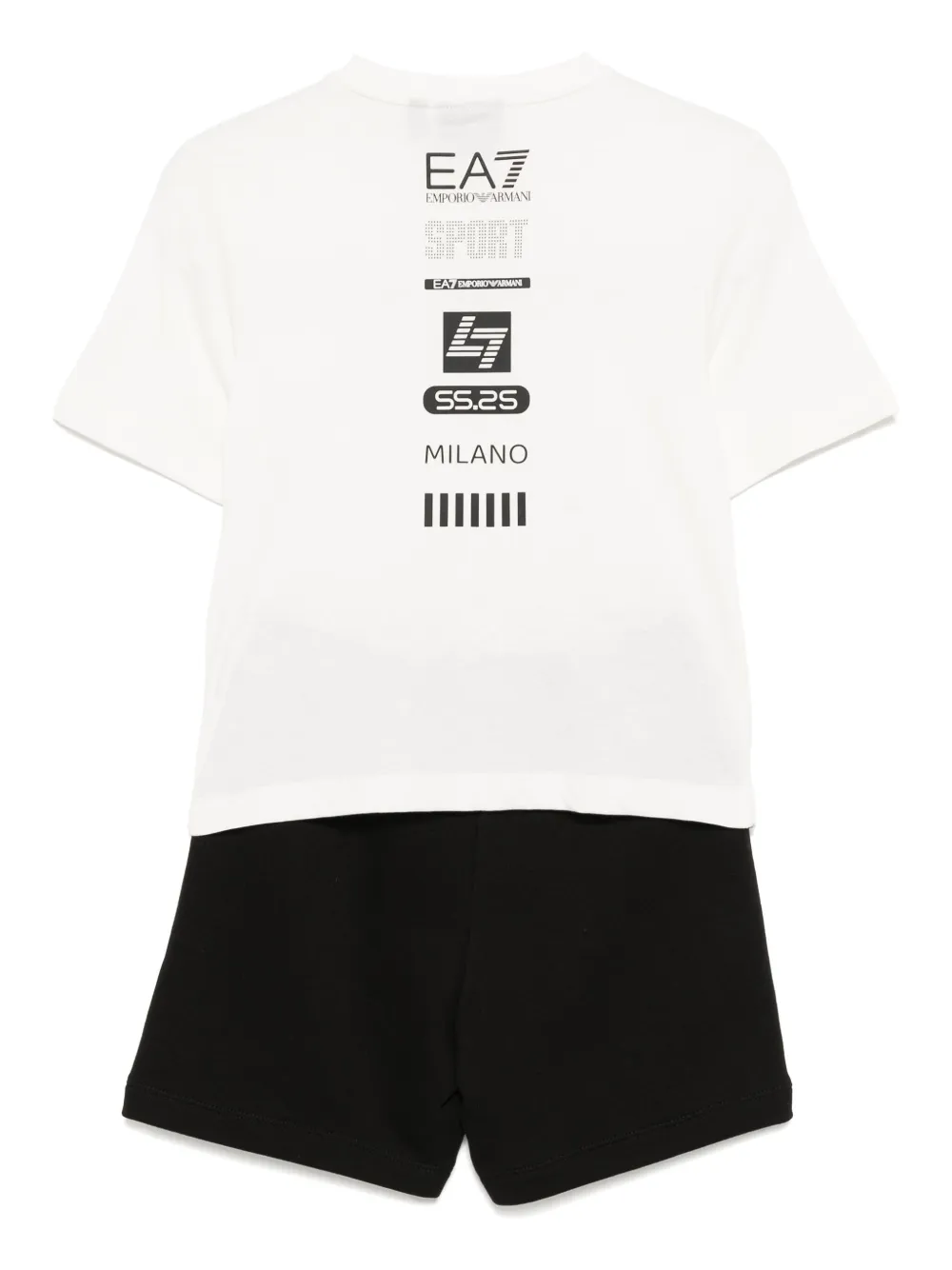 Ea7 Emporio Armani Trainingspak met logoprint Wit