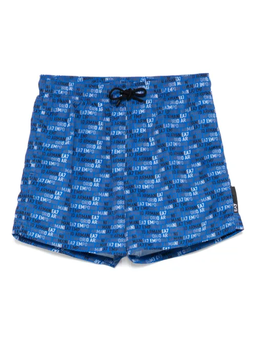 Short de bain à logo imprimé - Ea7 Emporio Armani - Modalova