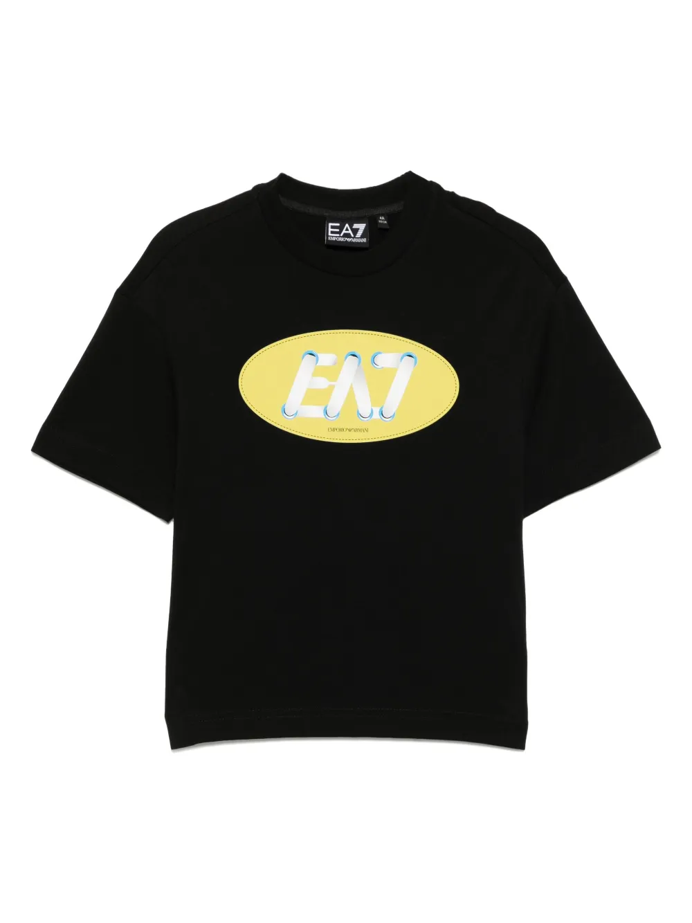Ea7 Emporio Ar i T-shirt met logoprint Zwart