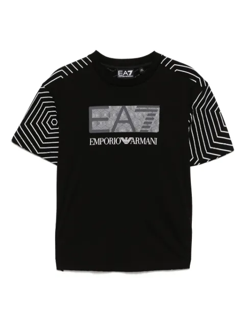 Ea7 Emporio Armani logo-print T-shirt