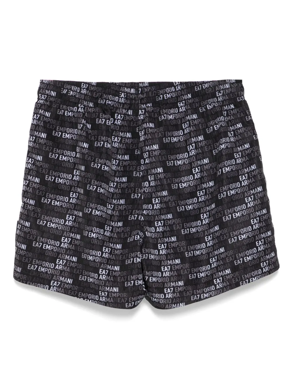 Ea7 Emporio Armani Zwembroek met logoprint Zwart