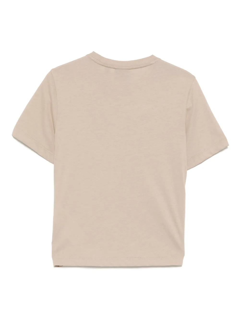 Ea7 Emporio Armani T-shirt met logoprint Bruin