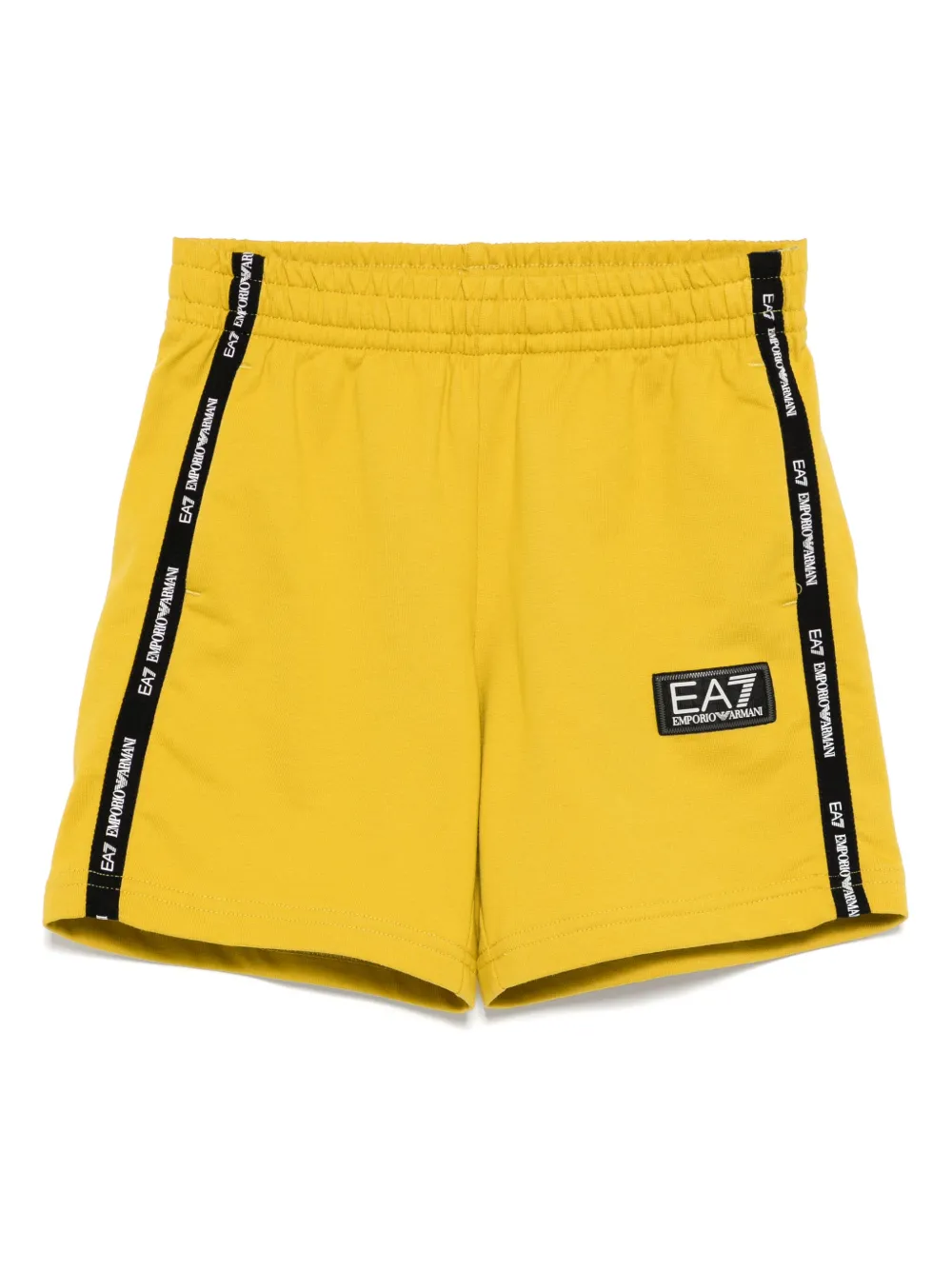 Ea7 Emporio Ar i Shorts met logopatch Geel
